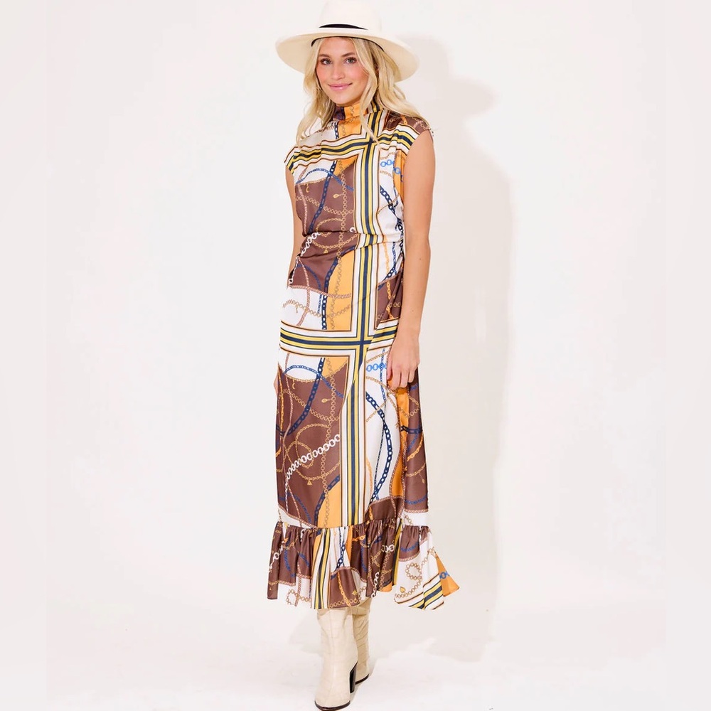 Alden Adair Estelle Dress in Equestrian NWT Size Small